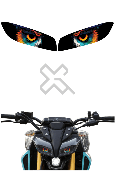 MT15 Headlight Sticker Eye Design